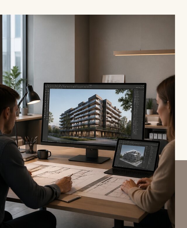 3D визуализация архитектуры и объектов строительства в Железнодорожном