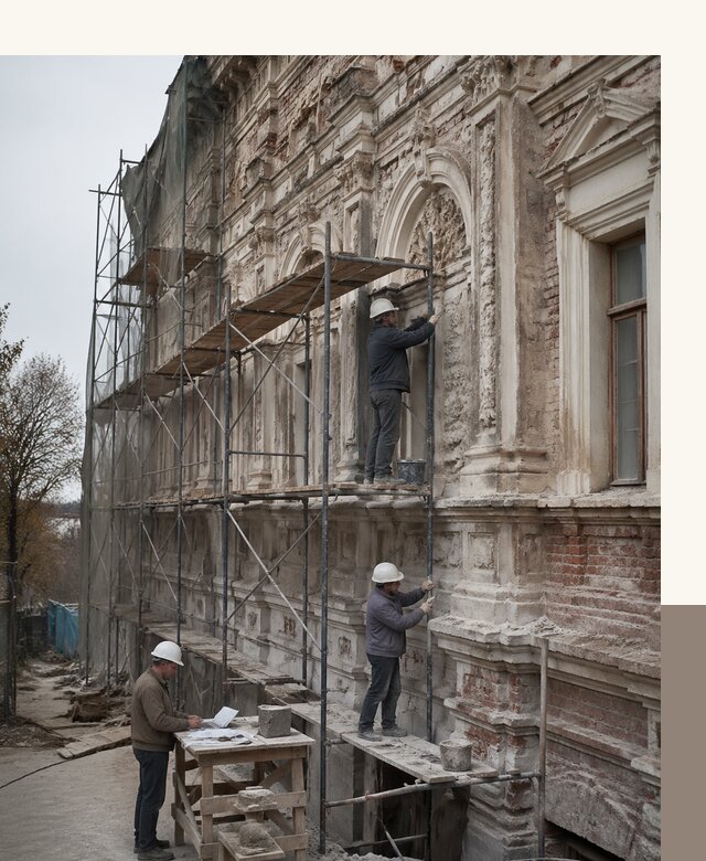 Реставрация объектов культурного наследия под ключ в Железнодорожном